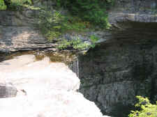 ozone falls knees cliff sheer scary edge above got look over 2007